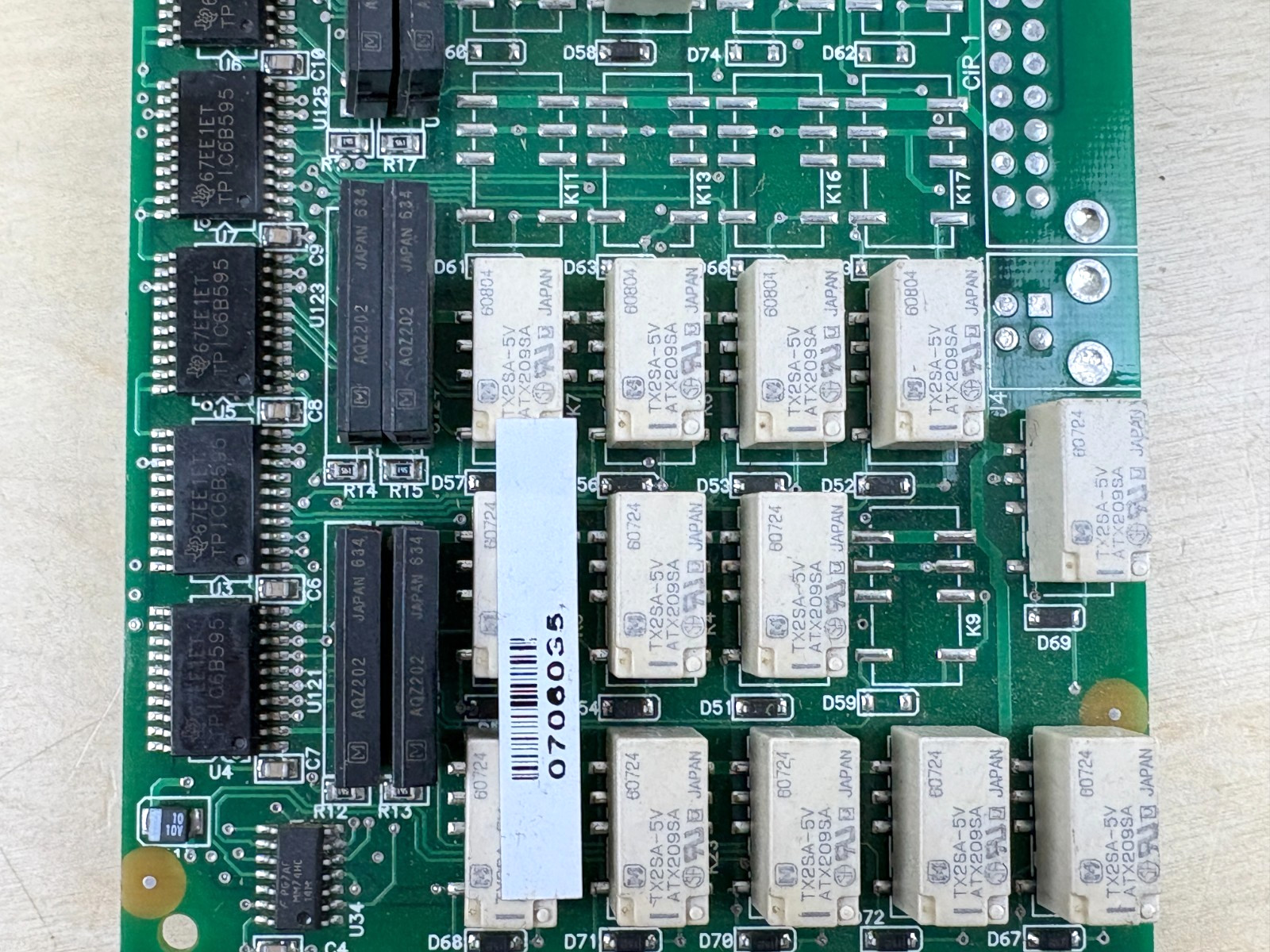 Lancer FBD 16-2085-0003 Rev B DIO Board, 16-2084-001