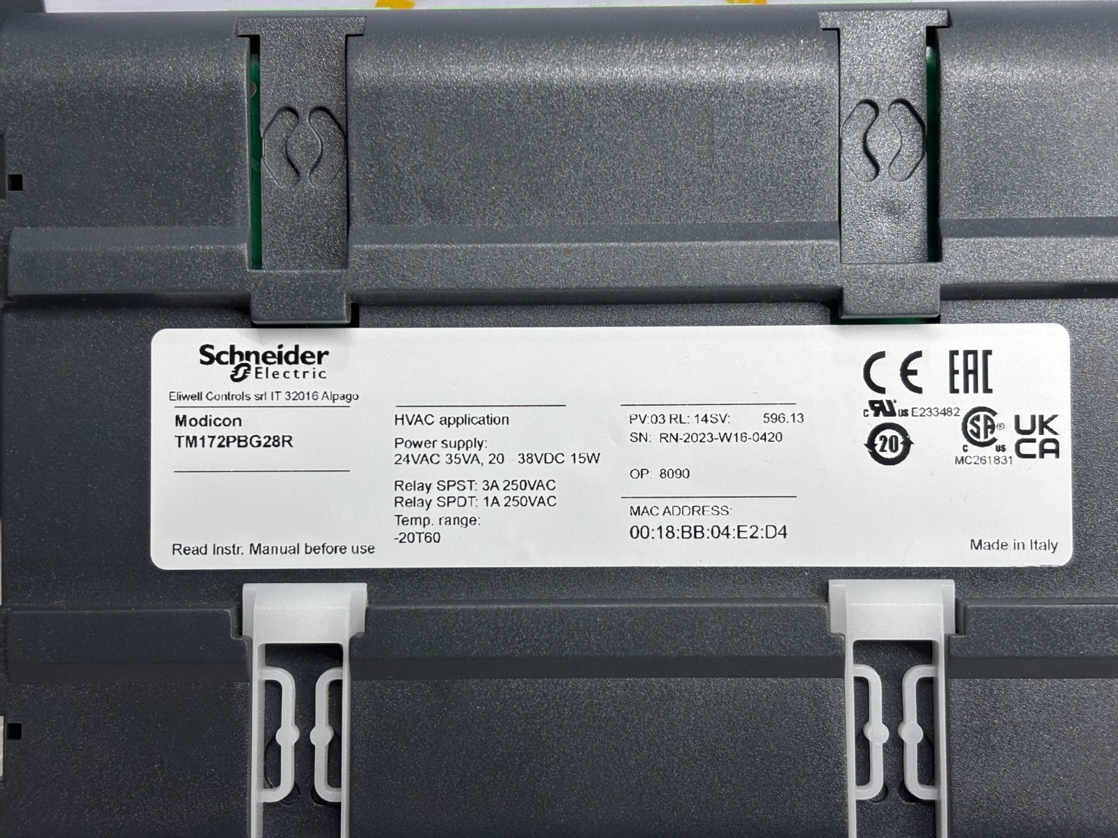 Schneider Electric TM172PBG28R Modicon