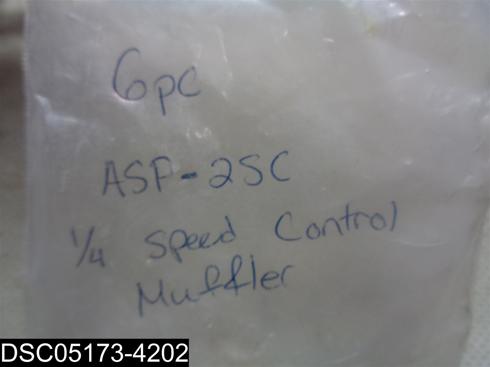 QTY=6 Pieces: ASP-2SC 1/4″ Speed Control Muffler