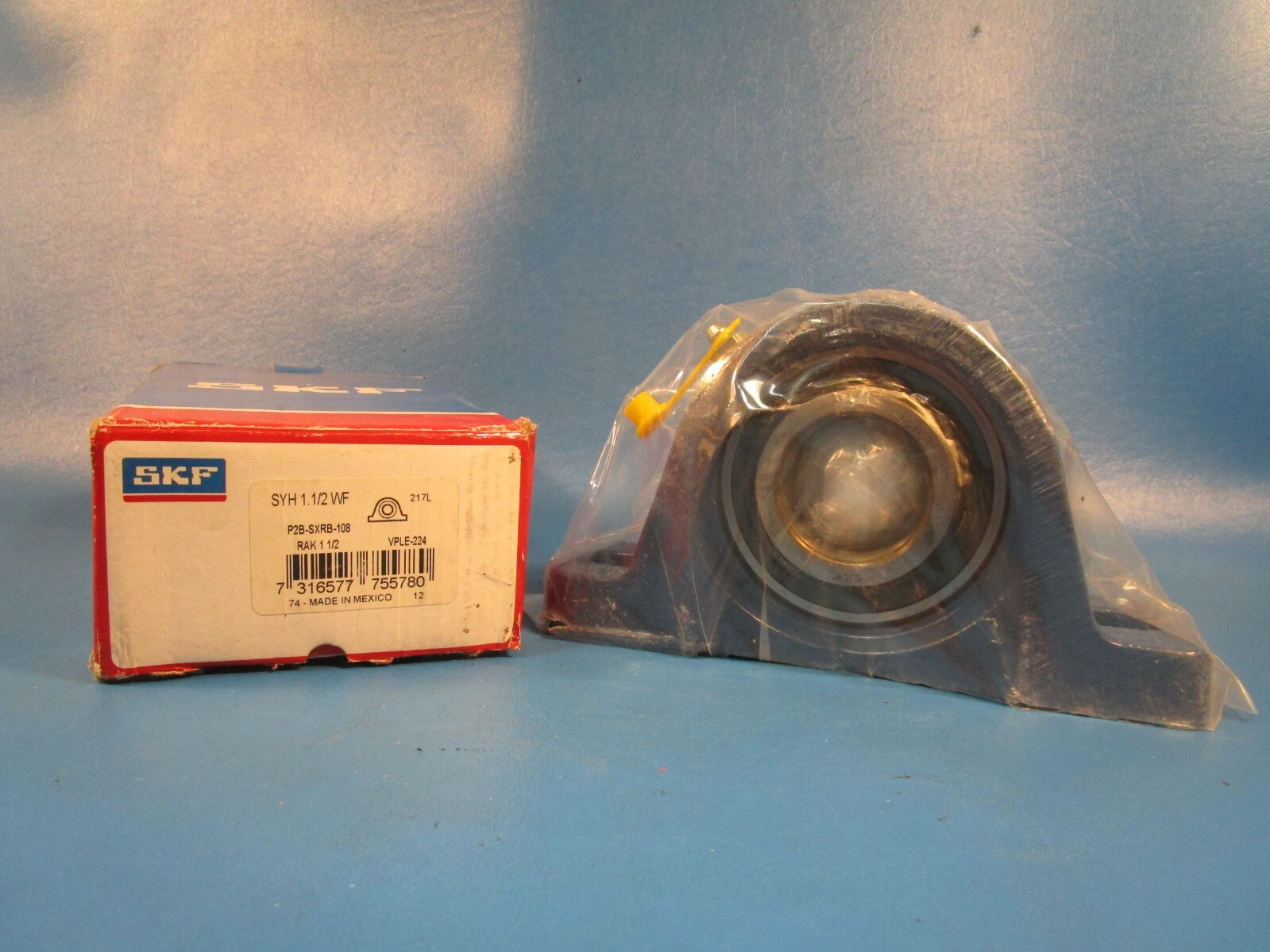 SKF, SYH 1 1/2 WF, 1 1/2″ Bore Pillow Block, Eccentric Collar