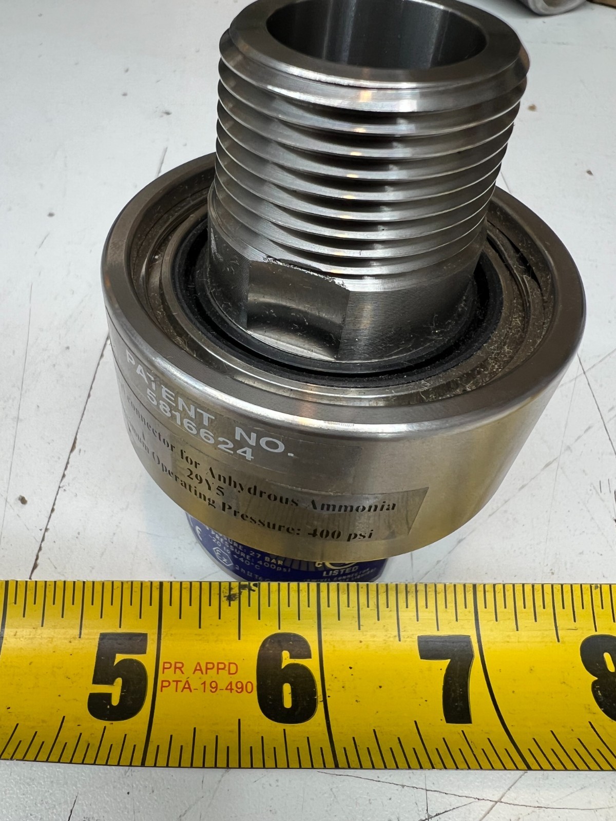 1″ Full Circle Gas Swivel Connector for NH3 29Y5 Model JO-1LN Male x Female NPT