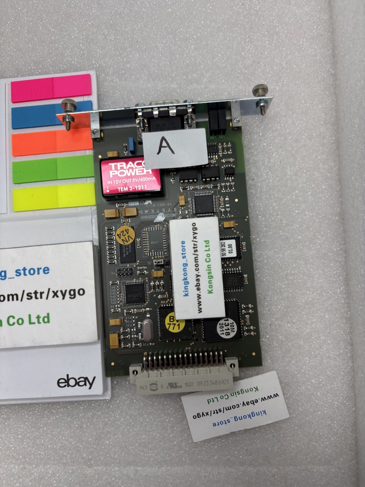 5058282 PDP-TP MICRO DESIGN SYSTEMS 98-003-01/1 PROFIBUS DP BOARD CARD A
