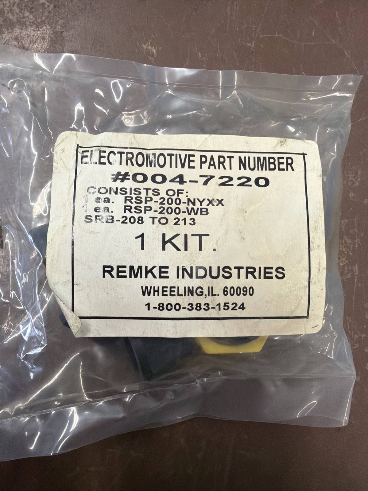 Remke #004-7220 Cord Connector Kit – New