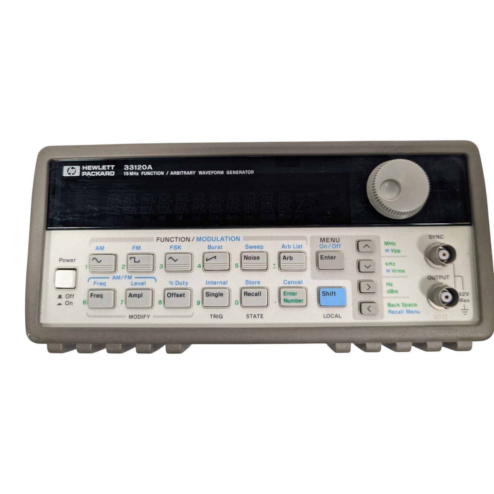 Hewlett Packard 33120A function generator