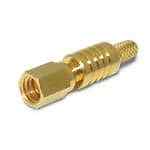 Amphenol RF 153102 RF Connector SSMC Straight Crimp Plug for RG-316 Double B…