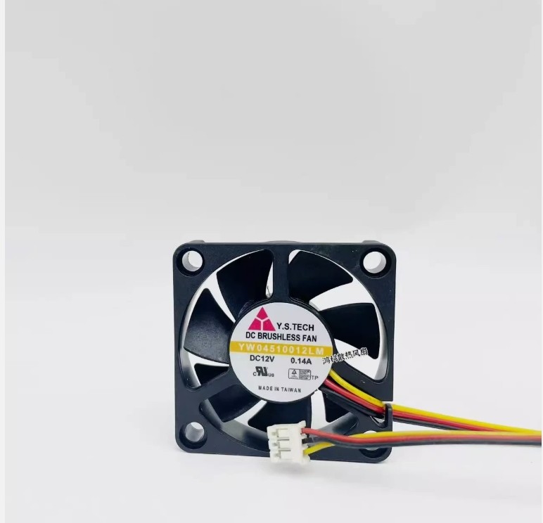 Y.S.TECH YW04510012LM DC12V 0.14A 4.5cm 3-wire cooling fan