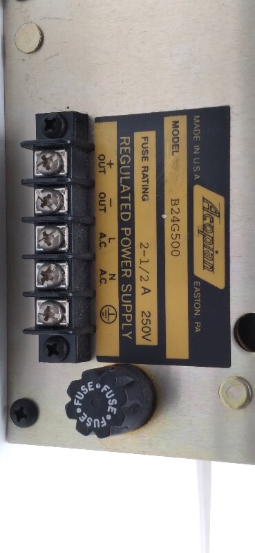 Acopian B24G500 Power Supply