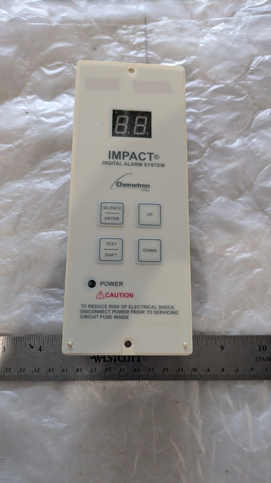 CHEMETRON IMPACT DIGITAL ALARM SYSTEM OPERATOR DISPLAY