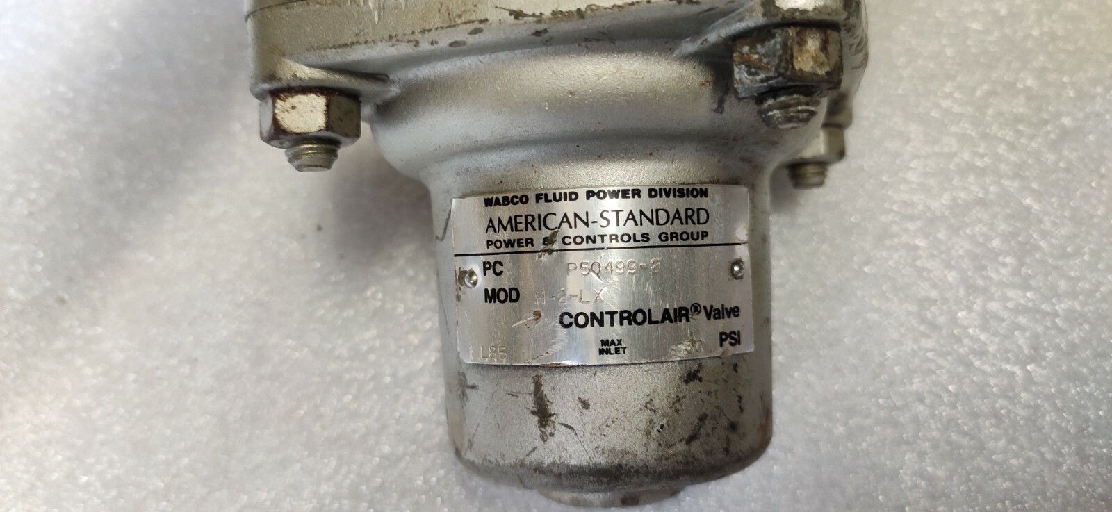WABCO FLUID POWER DIVISION MODEL H-2-LX Regulation Valve p50499-2