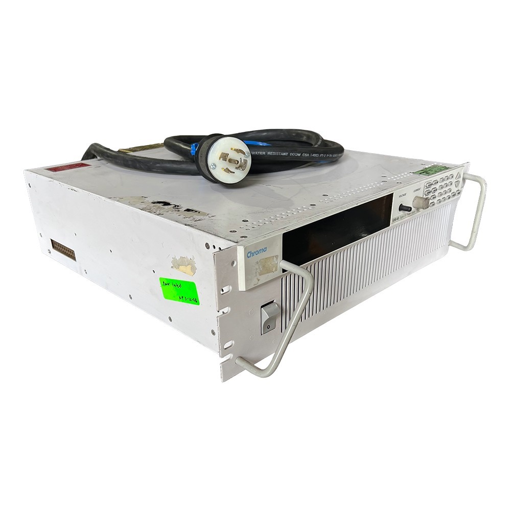 Chroma 6260‑60 Programmable Digital DC Power Supply 6kW, 60V, 100A, RS‑232, 3PH