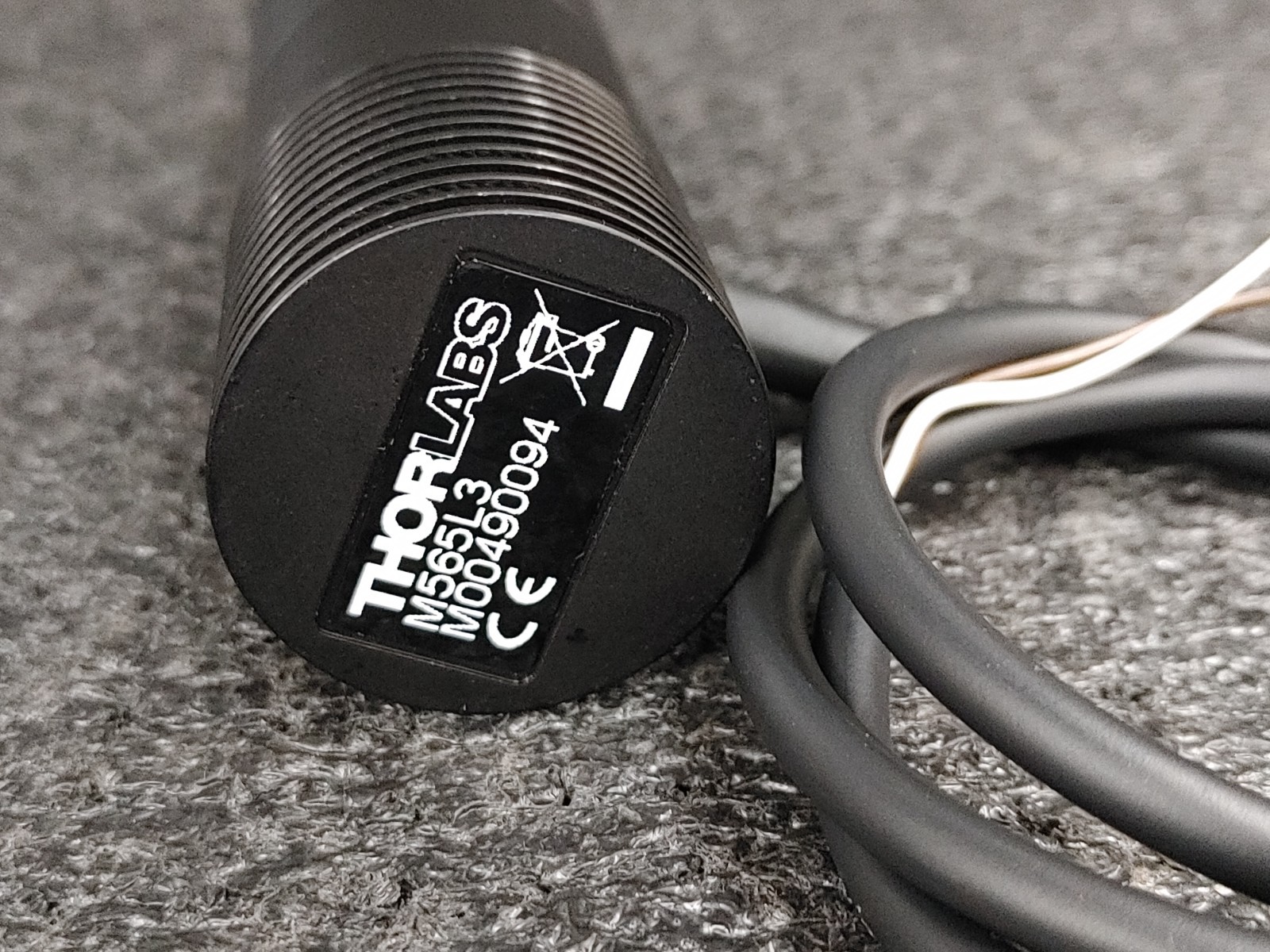 THORLABS M565L3 565 nm 880 mW 1000 mA Mounted LED with Lens Tube