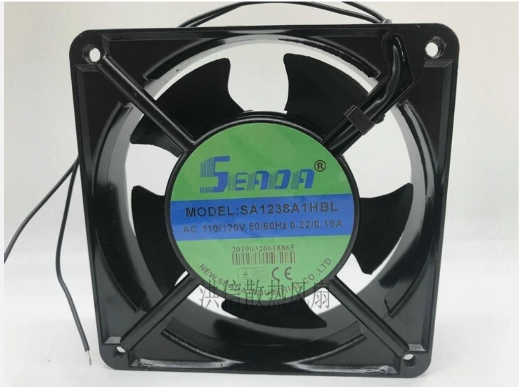 ONE PCS SEADA 12038 SA1238A1HBL 110/120V 0.22/0.19A 120mm AC cooling fan