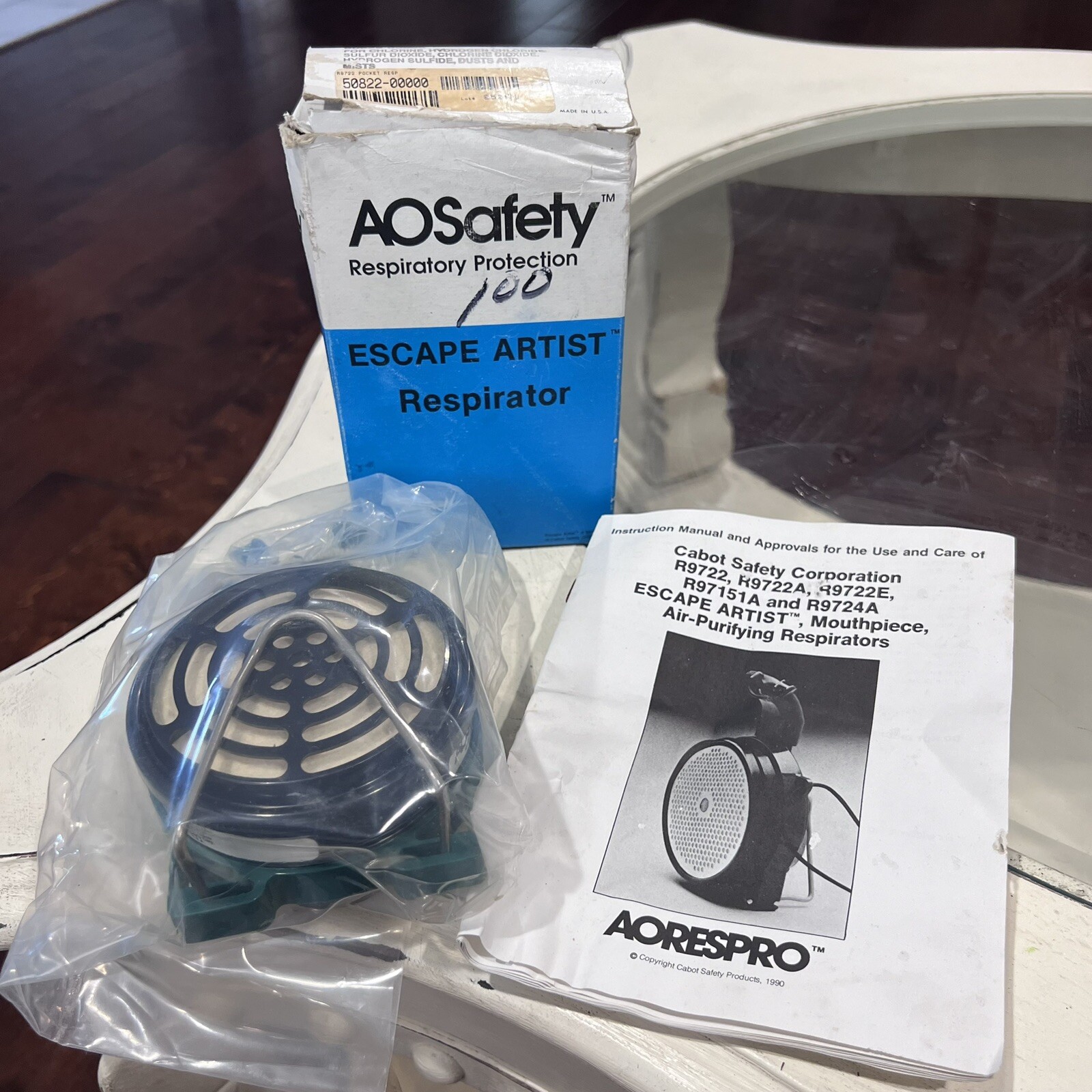 AEARO AO SAFETY 50822 ESCAPE ARTIST CHLORINE MOUTH PIECE R9722