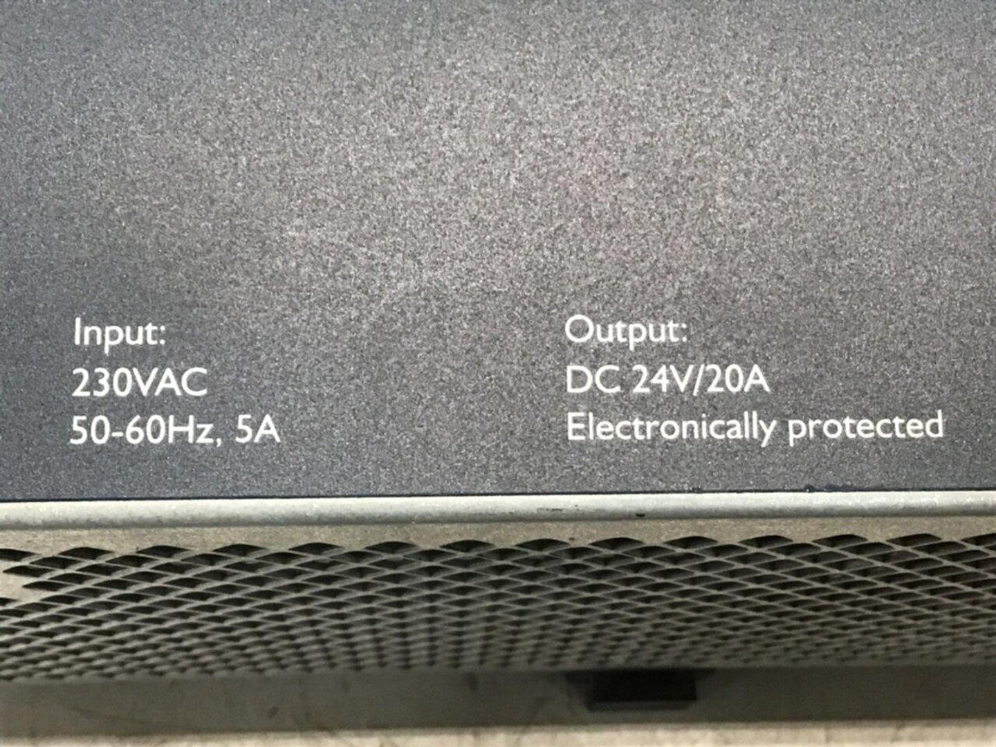 SOLA ELECTRIC Power Supply SDN20-24-200 Used #144460