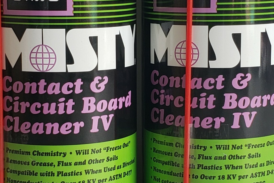 12 MISTY A00369 Contact & Circuit Board Cleaner IV Spray Aerosol Can 10oz