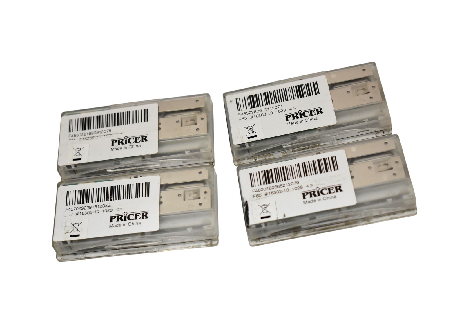 Pricer Electronic Shelf Label Tags Clear Retail Display ESL Modules Lot of 4