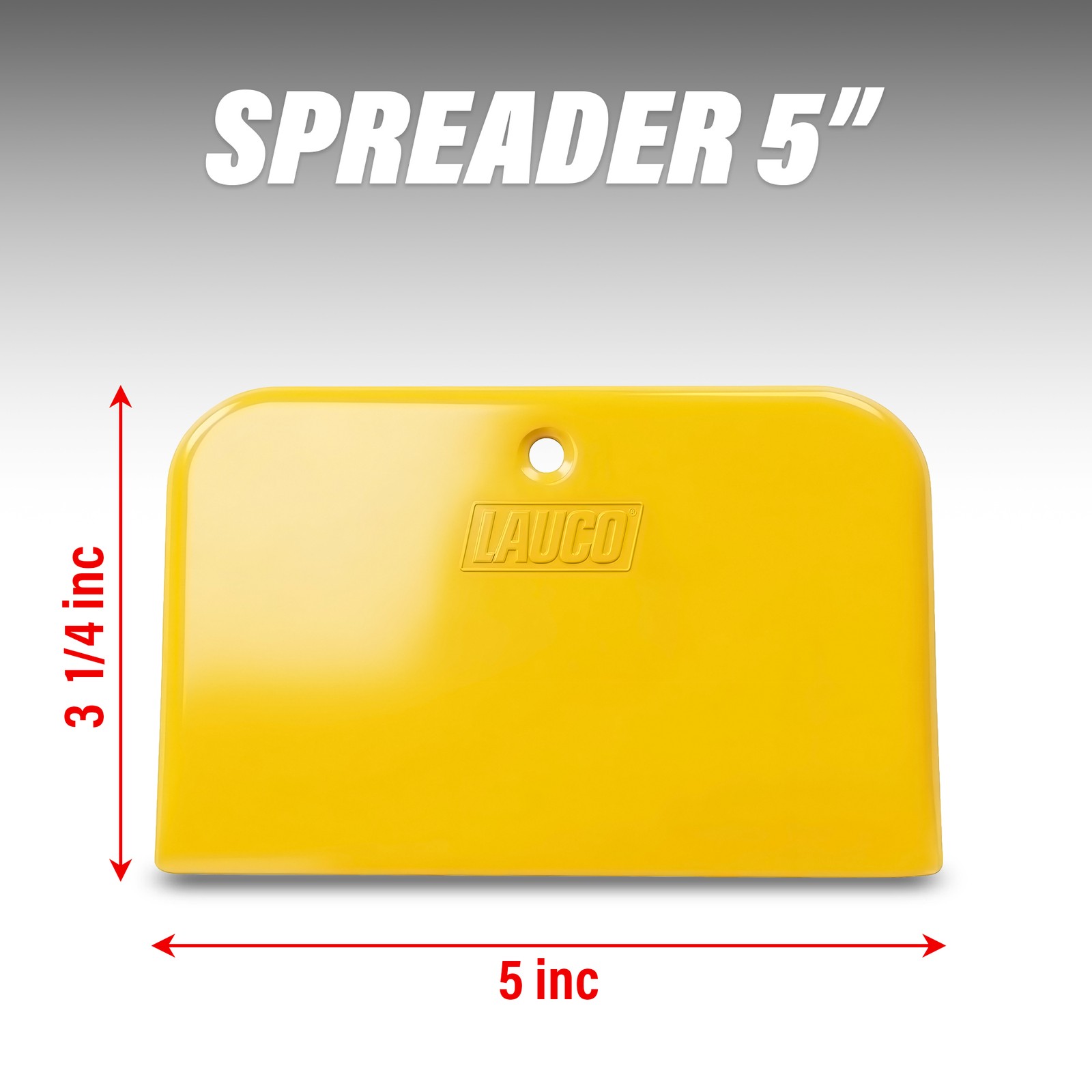 LAUCO Auto Body Filler Yellow Spreaders Pack of 50 Reusable Plastic Spreader 50″