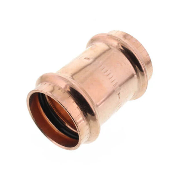 Viega ProPress Copper Coupling With Stop 1-1/2″ X 1-1/2″ Press X Press