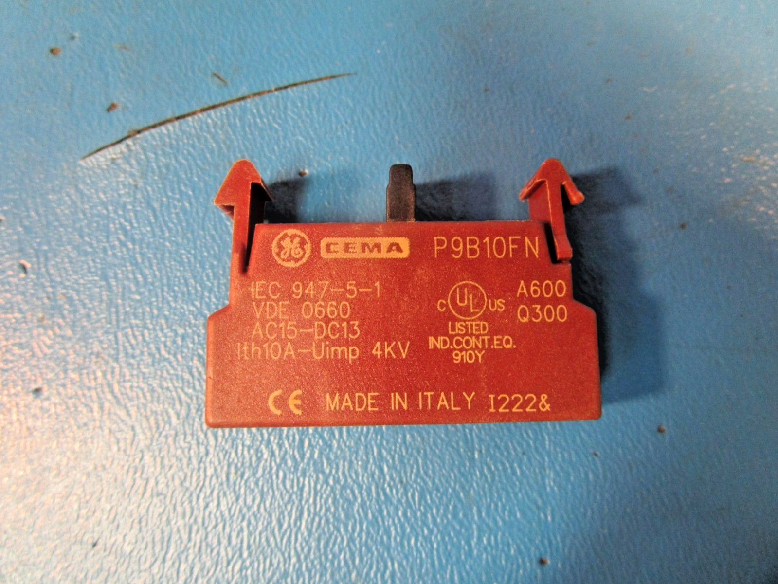 GE P9B10FN, CONTACT BLOCK