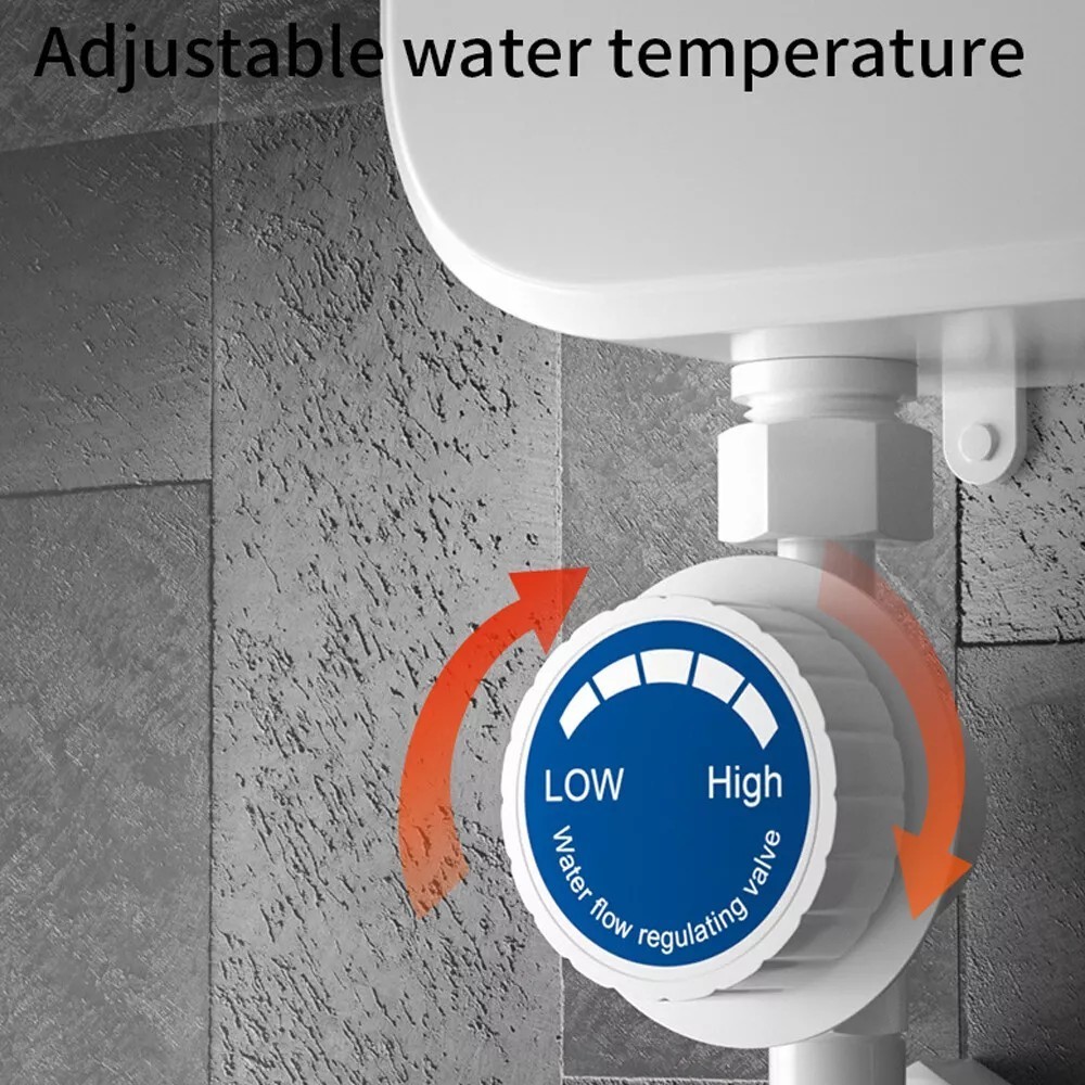 3500W Tankless Hot Water Heater Shower -Instant Heater Bathroom US
