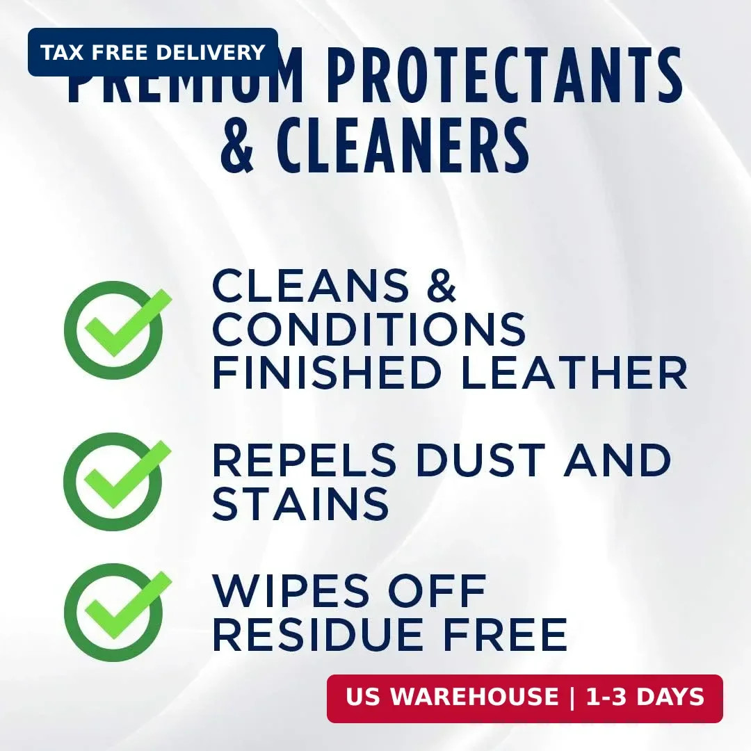 303 Products Leather 3-In-1 Complete Care – Cleans, Conditions, & Protects – Hel