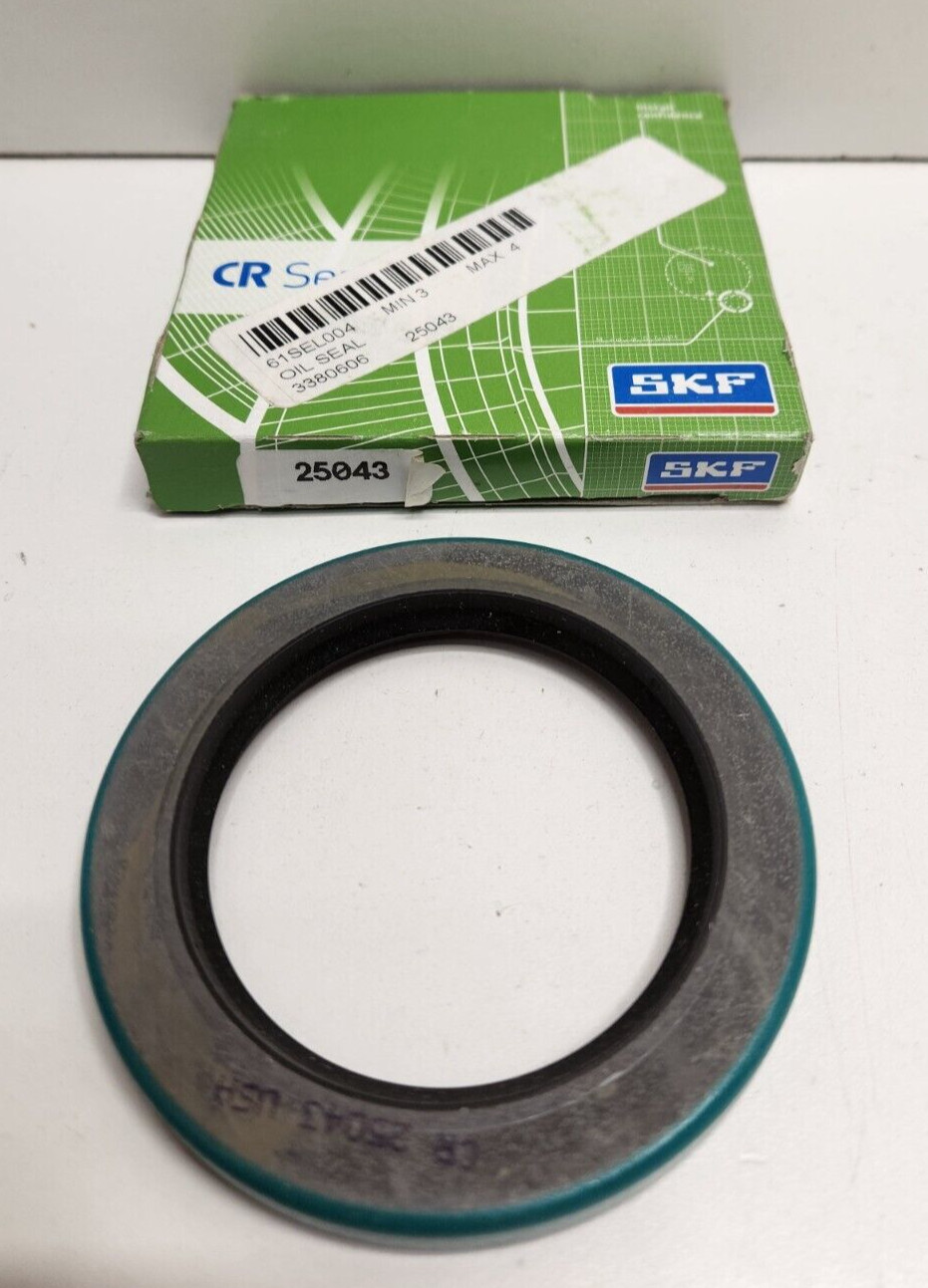 NEW OLD STOCK! SKF CHICAGO RAWHIDE 2.5″SHAFT X 3.543″OD X 0.438″W OIL SEAL 25043