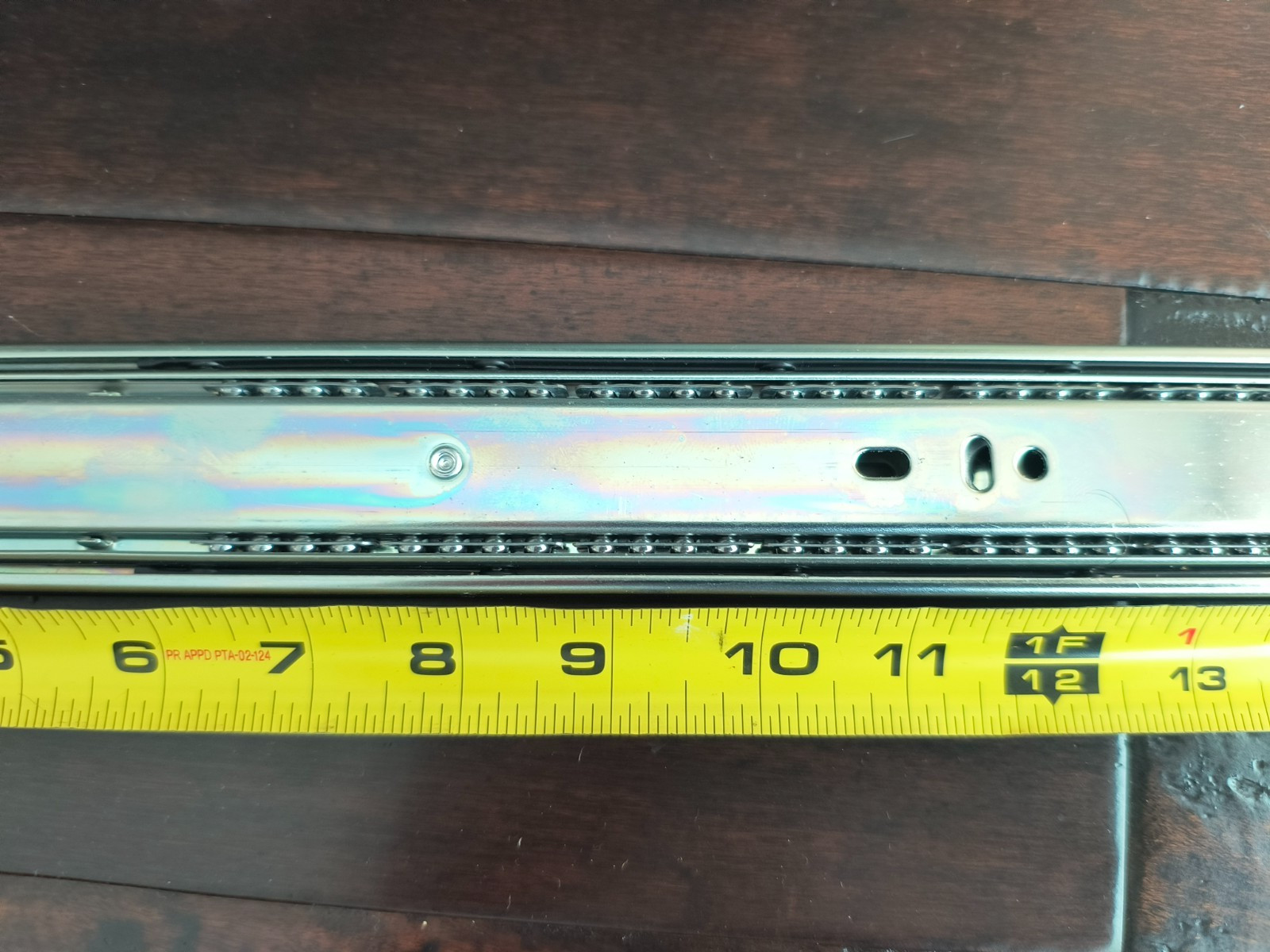(Qty 2) Drawer Rail/ Slide with ball bearing 21-1/2″ closed; 43 1/4″ open/extend