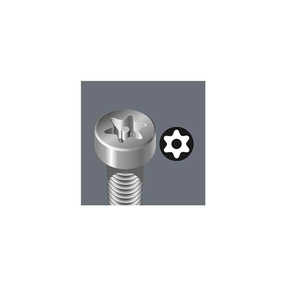 Wera 5073599001 Torx Key Set: 9 Pc, L-Handle, Torx Sizes T10, T15 & T20