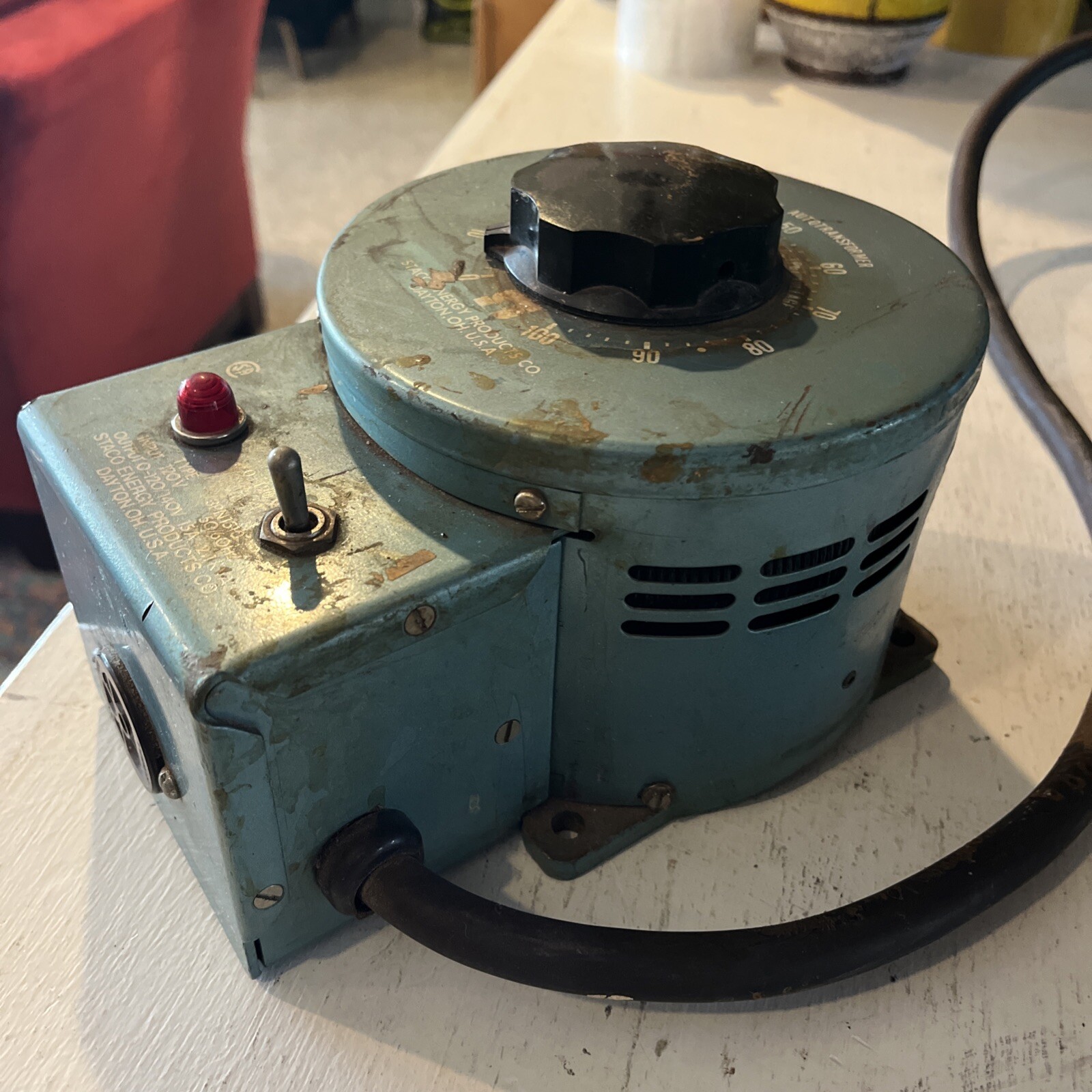 Vintage Staco Energy 3PN1510 Variable Autotransformer 120 Volt Working