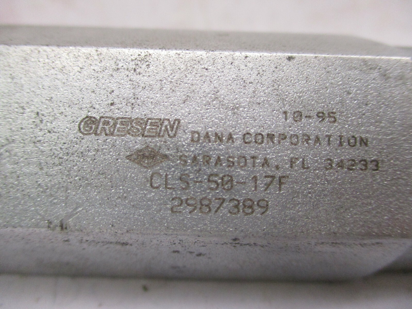 New Lot Of 2 Pieces Gresen Dana Hydraulic Check Valve CLS-50-17F A2049WVS