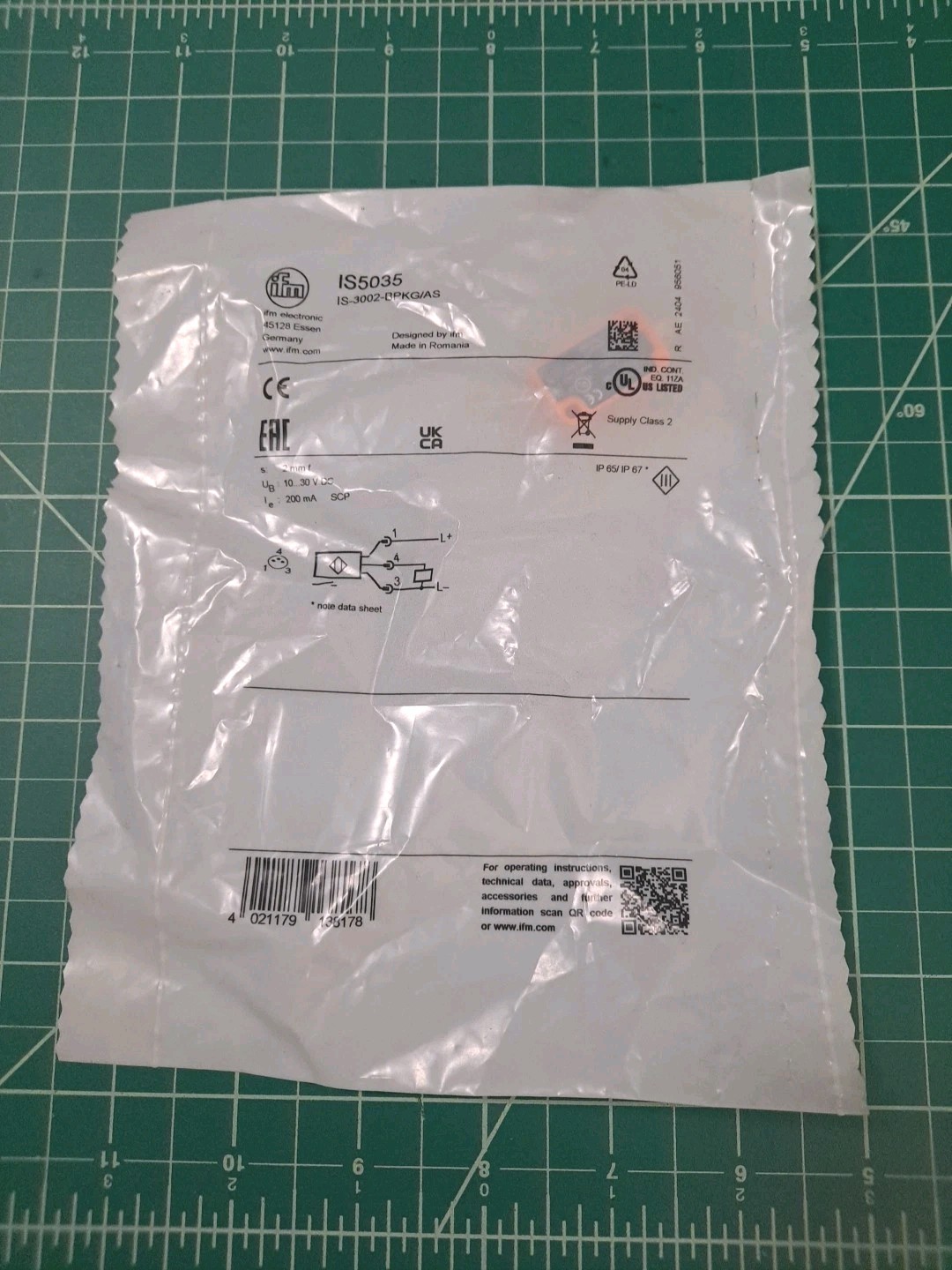 IFM ELECTRONIC IS5035 IS-3002-BP0G/AS-510