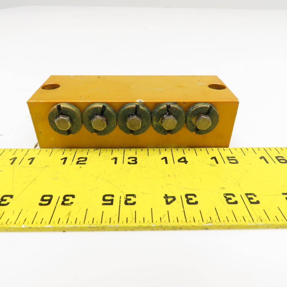 5 Way Lubrication Metering Manifold 1/4″ NPT