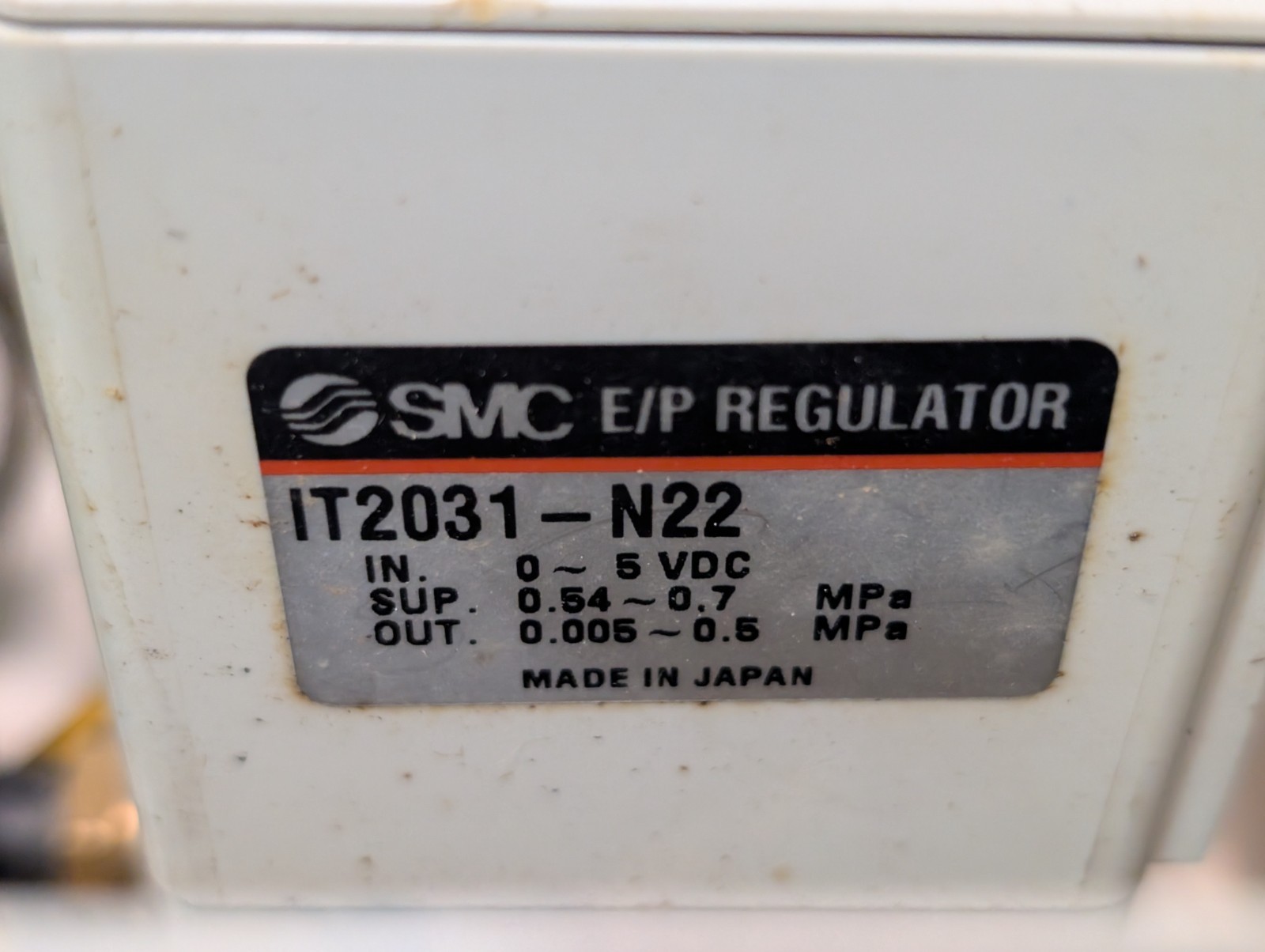 SMC IT2031-N22 E/P Regulator Control Box Enclosure, PCB, Digital Pressure Switch