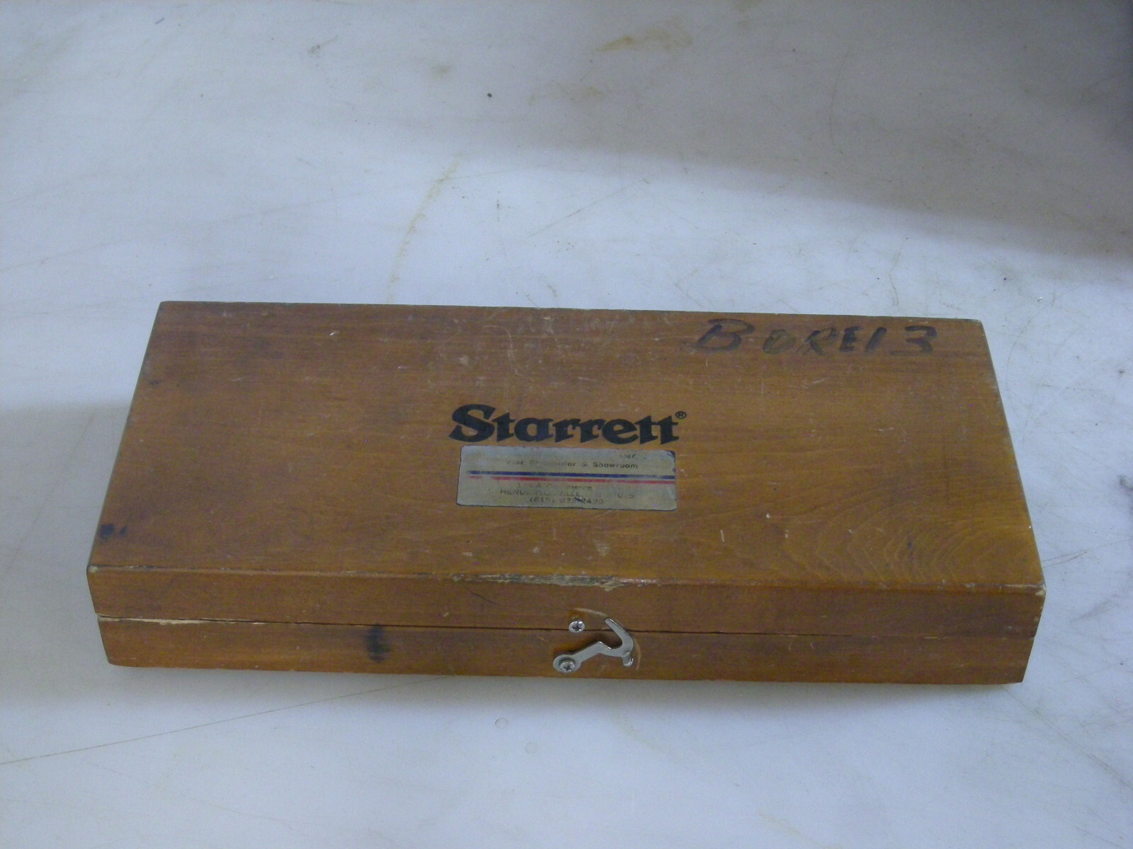 Starrett No. 82B Depth Gage Wooden Case Only