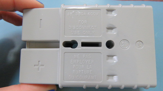 APP-P 6320G1 Qty of 1 per Lot Heavy duty power Connectors SB350A CONN 2/0 GRAY