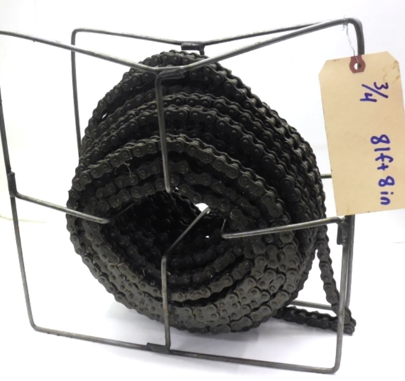 U.S. TSUBAKI ROLLER CHAIN RS50, STANDARD RIVETED, 5/8″ PITCH, 81 FT. 8″ STRAND