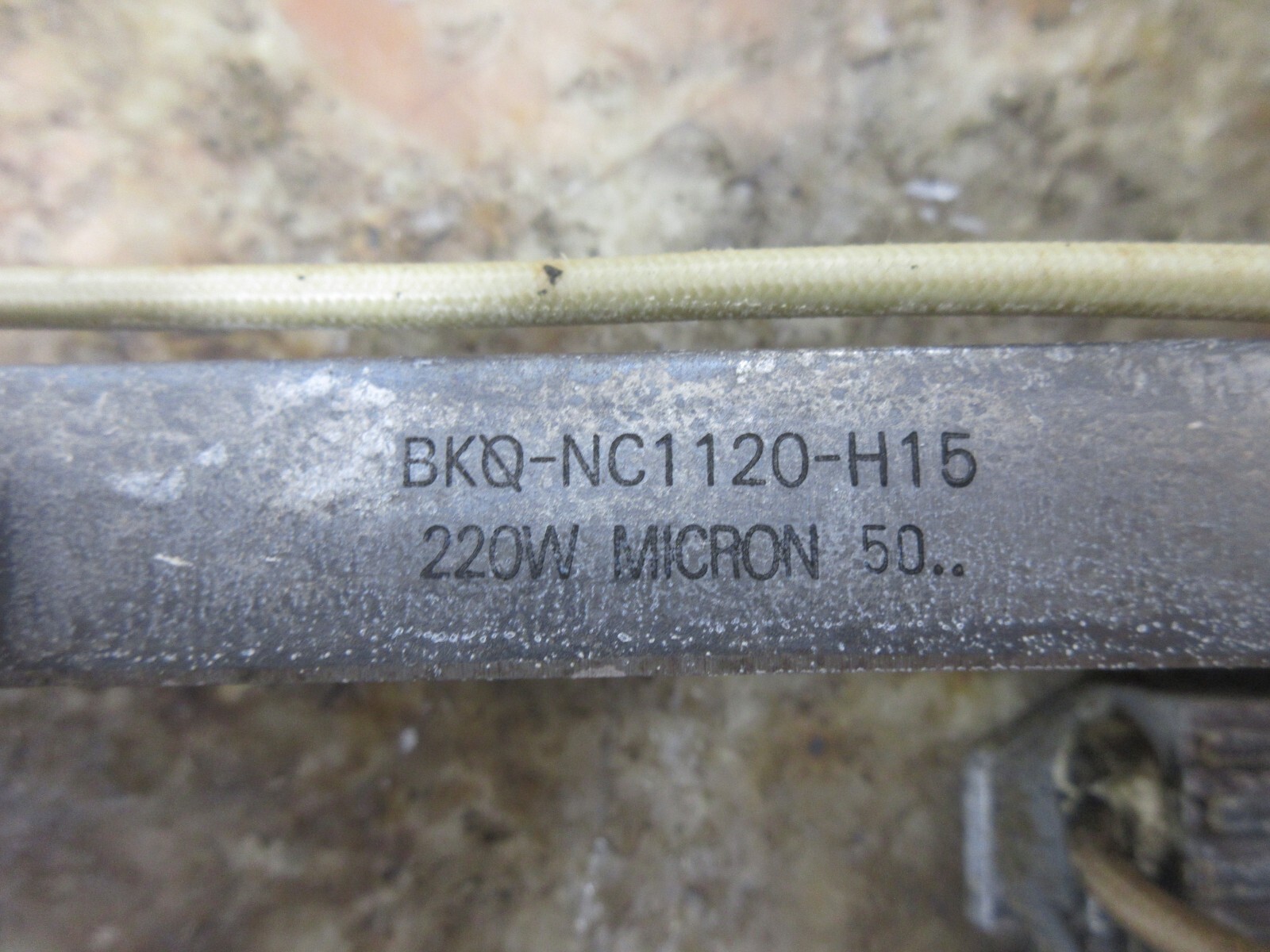 MICRON POWER BLOCK RESISTOR BKO-NC1120-H15 220W 50.. LOT OF 3 PIECES