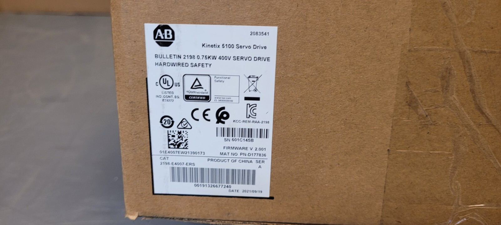 NEW ALLEN BRADLEY 2198-E4007-ERS Kinetix 5100 Servo Drive AB 2198-E4007-ERS NEW