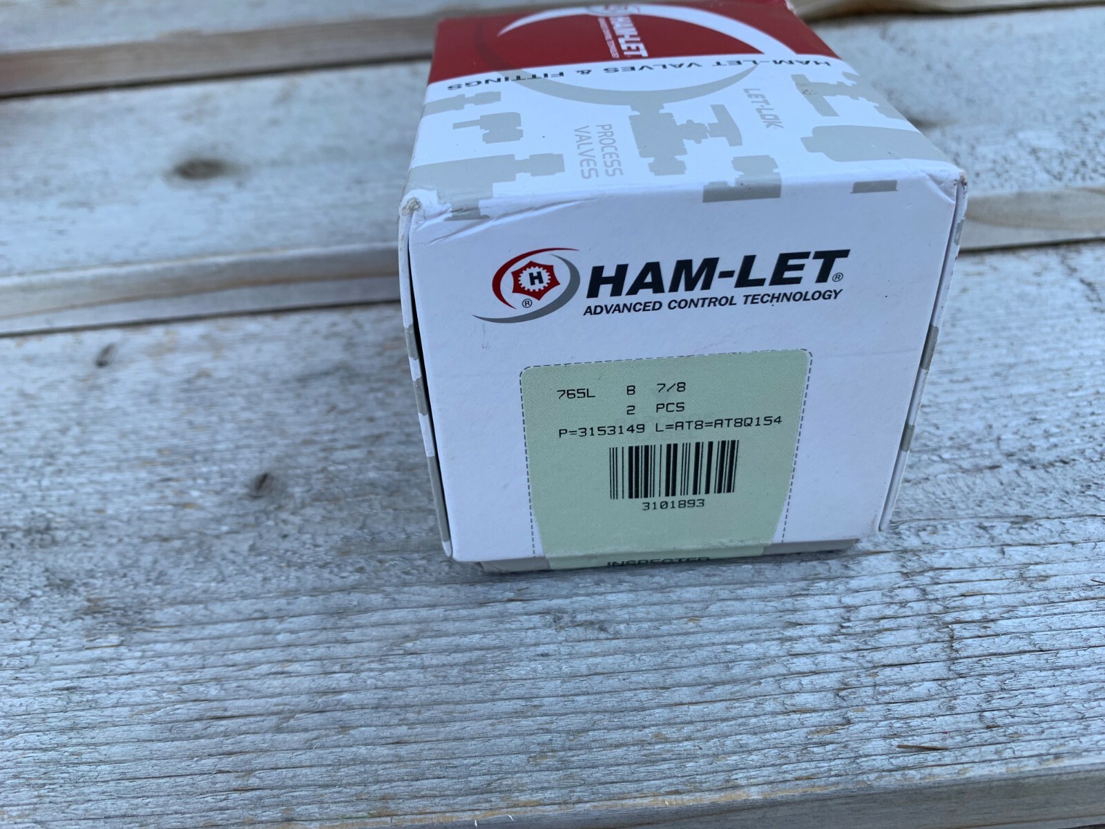 2 Pack Ham-let Let-Lok 765LB7/8 Ferrule Fitting 765L B 7/8″ Brass Union Elbow