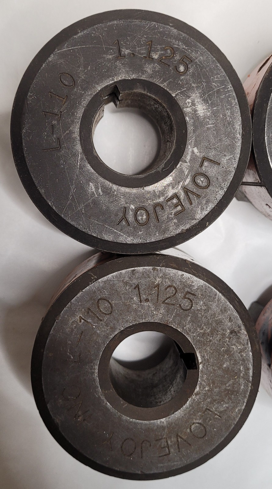 Lot Of 8 Lovejoy L-110 L-100 Couplings 1.125 1.250 1.375 1.625 1 1/8 1/4 3/8 5/8