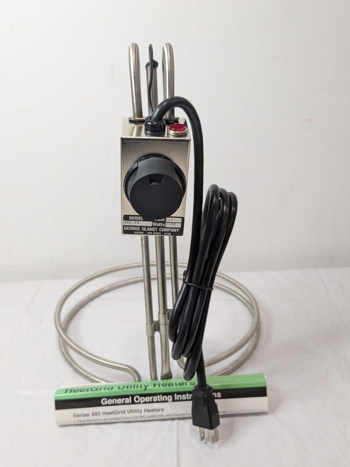 Ulanet HeetGrid Immersion Heater 1500 Watts 115V 492-04