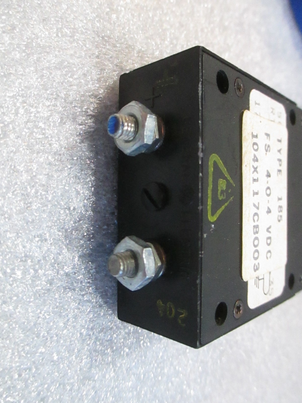GE Type 185 DC Volt Meter 20V Vintage 03C12