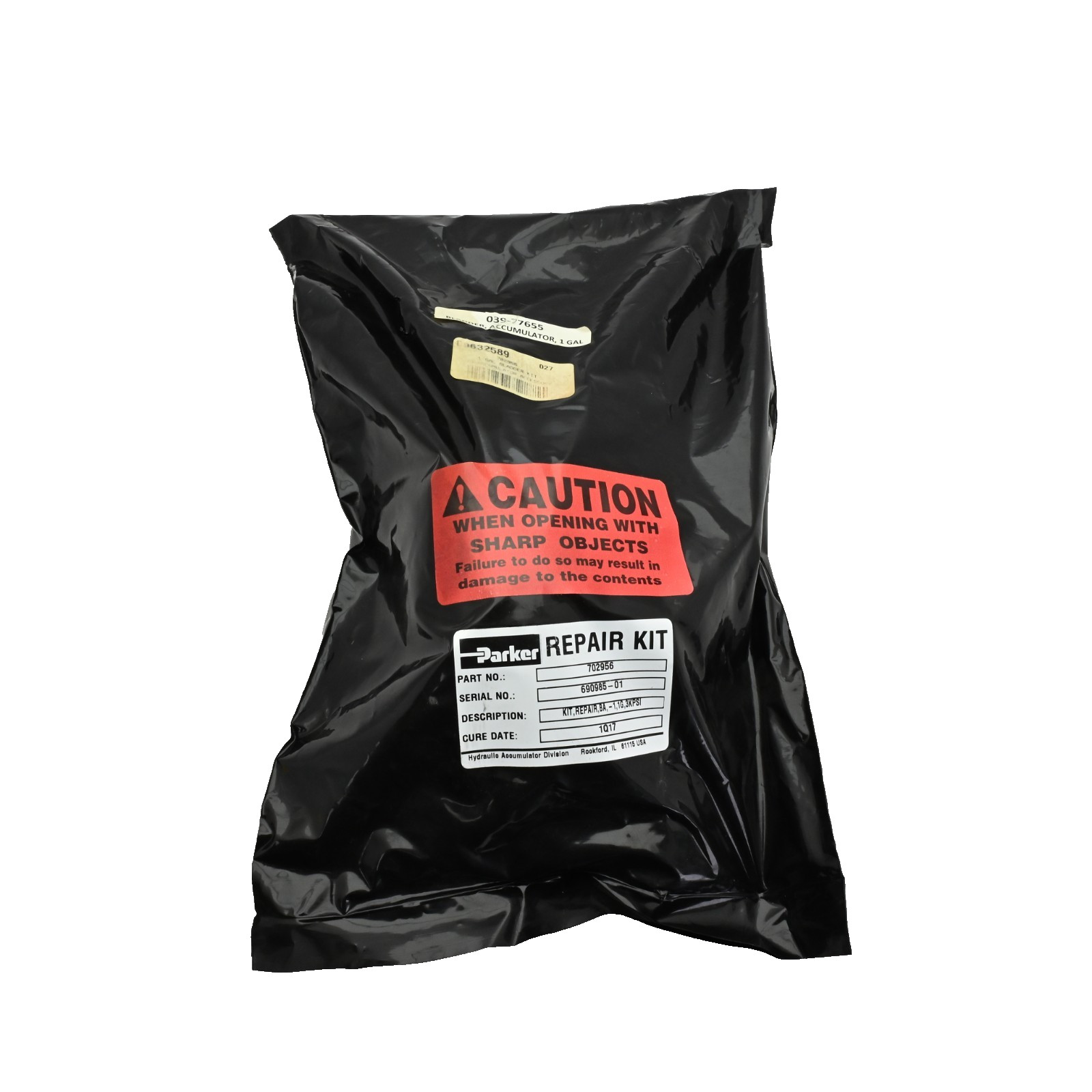 Parker 702956 1 Gallon Bladder Accumulator Repair Kit