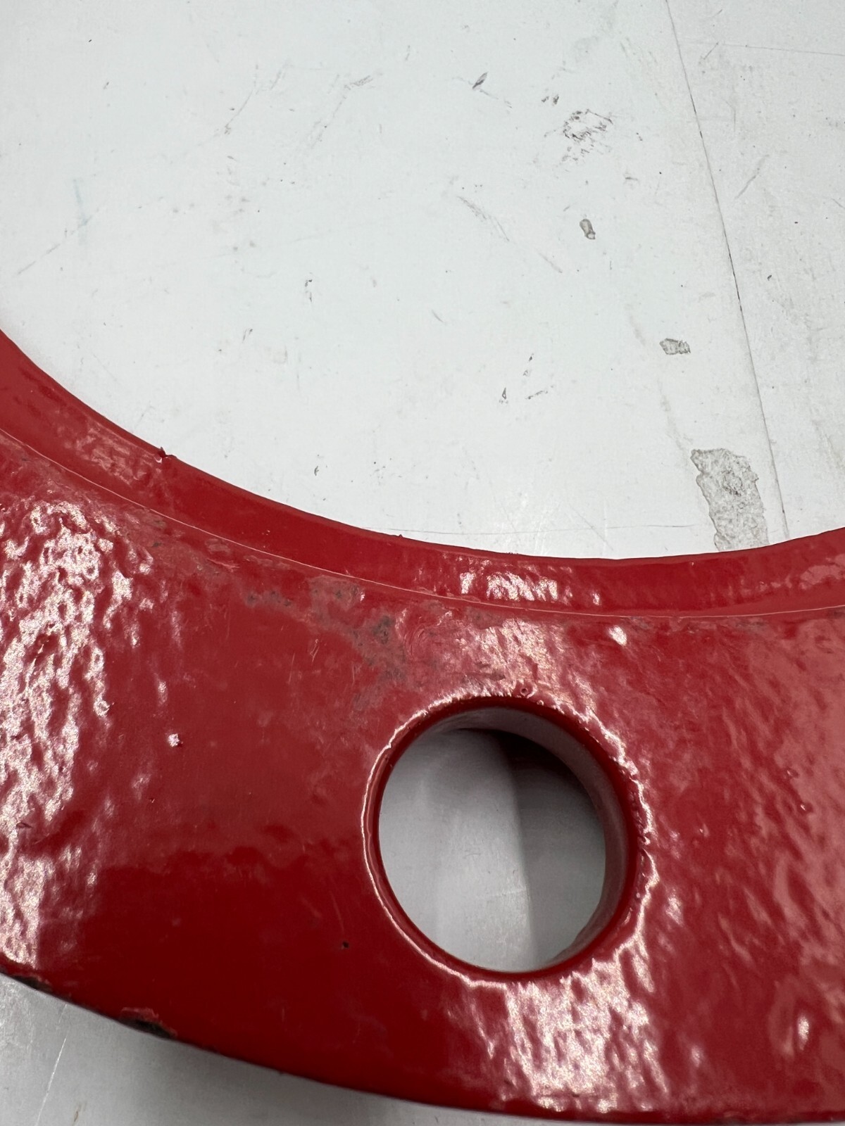 AGRU A536 8″ Ductile Iron Back Up Ring IPS SDR11, 220910, Red Heavy Duty