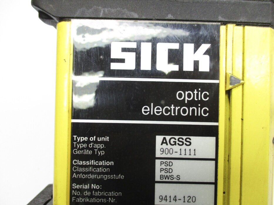 SICK AGSS900-1111 (AS PICTURED) UNMP