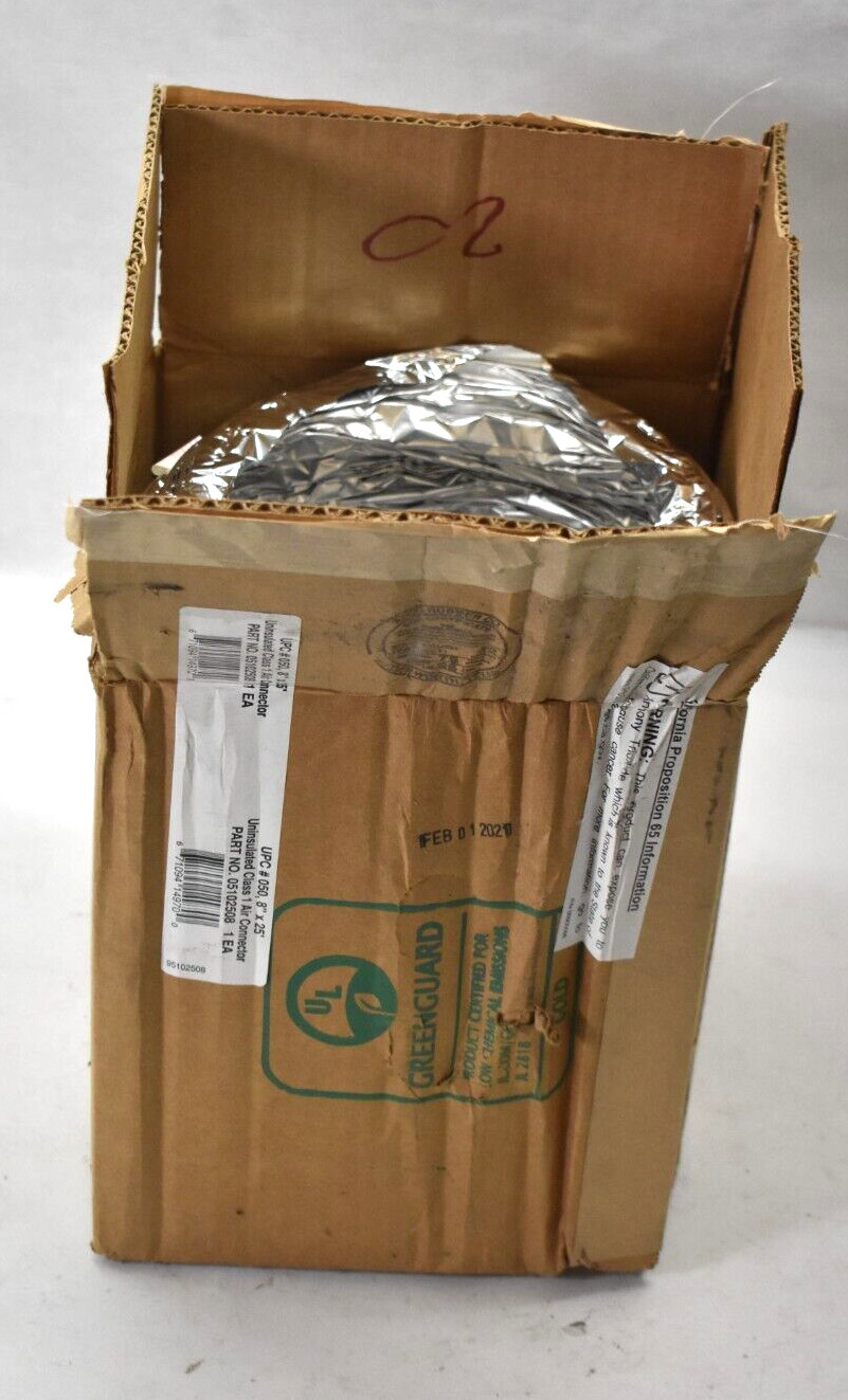 Greenguard Non Insulated Class 1 Flexible Air Connector 8″ x 25′ Uninsulated