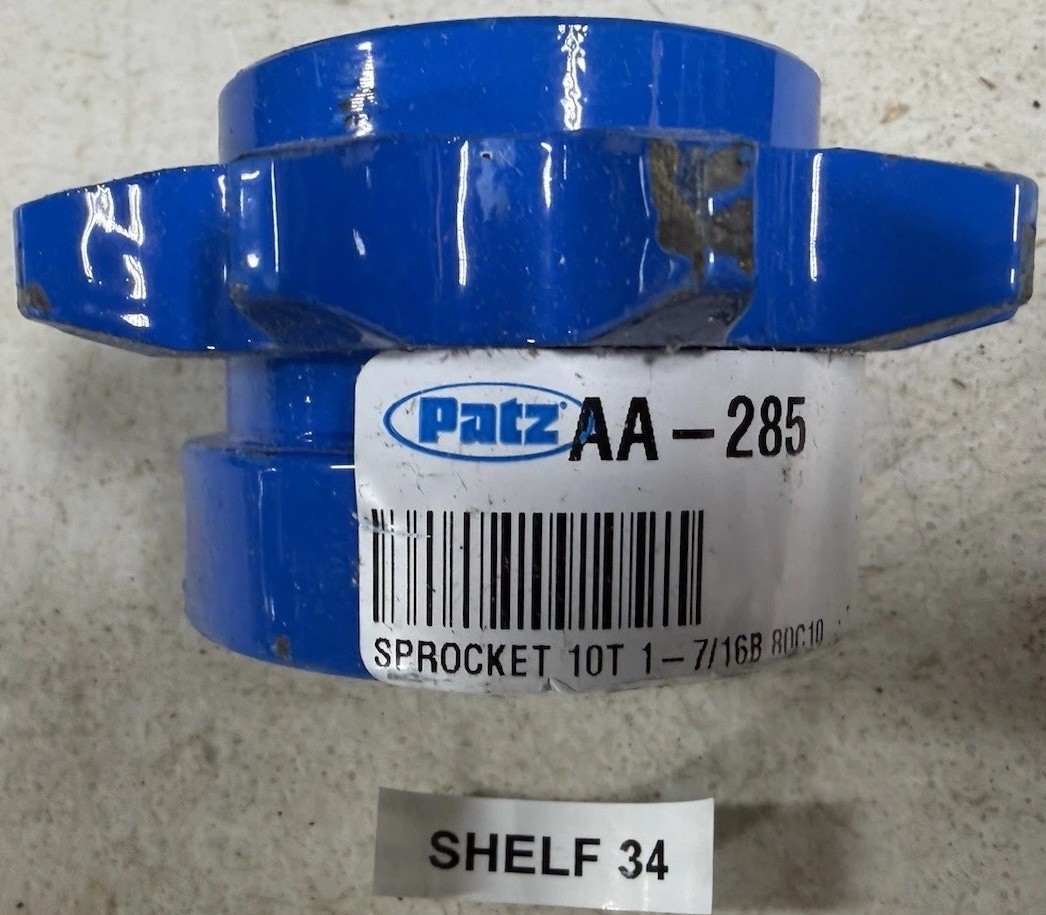Patz AA-285 Intermediate Sprocket, Heavy Duty Reducer