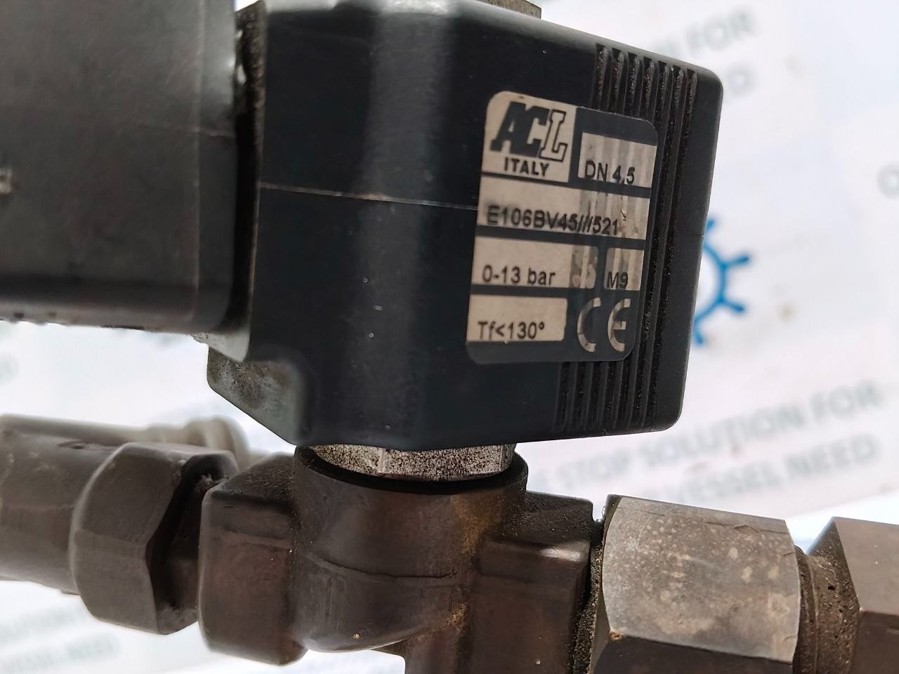 Kockum Sonics Tyfon MKT 75/800 Air Horn With Solenoid Coil 24VDC Sweden