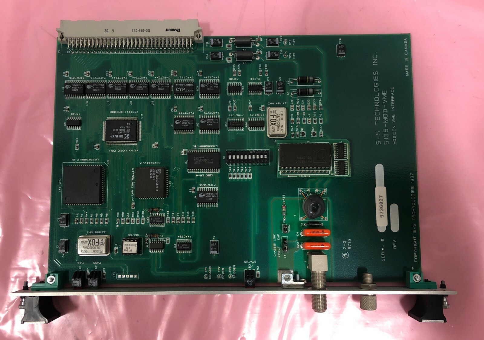 SST 5136-MOD-VME DIRECT LINK INTERFACE BOARD CARD FOR MODICON MVME S-S TECH