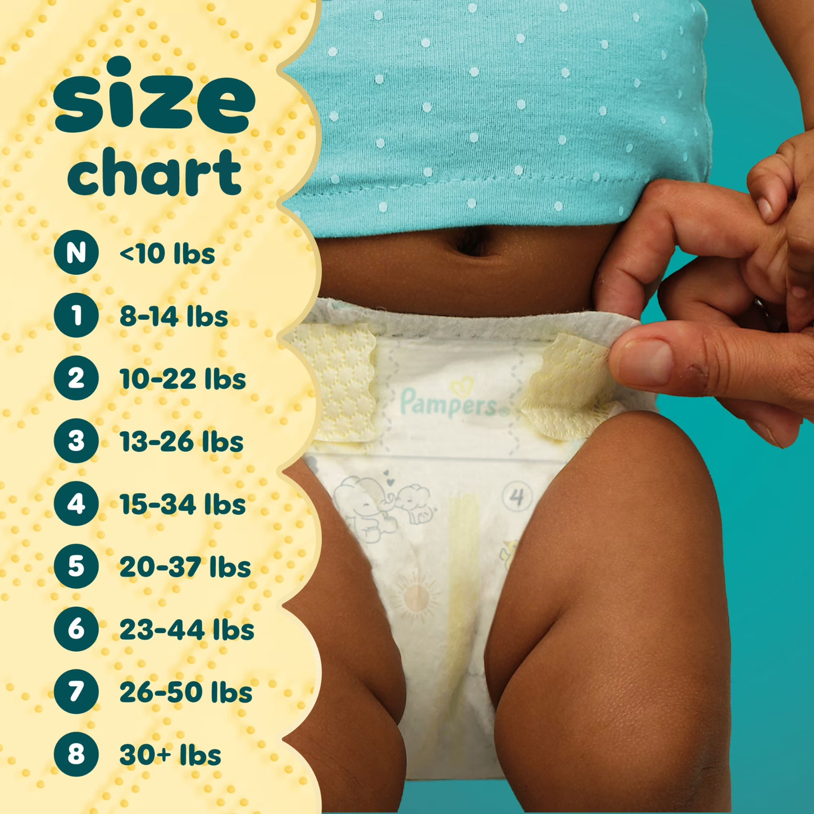 Pampers Swaddlers Diapers, Size S4, 66 Count